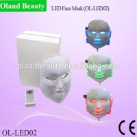 led skin treatment light mask/Green red blue yellow led light therapy/skin tightening mask