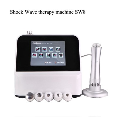 2018 best New product physical therapy SW8 shockwave portable extracorporeal shock wave therapy equipment